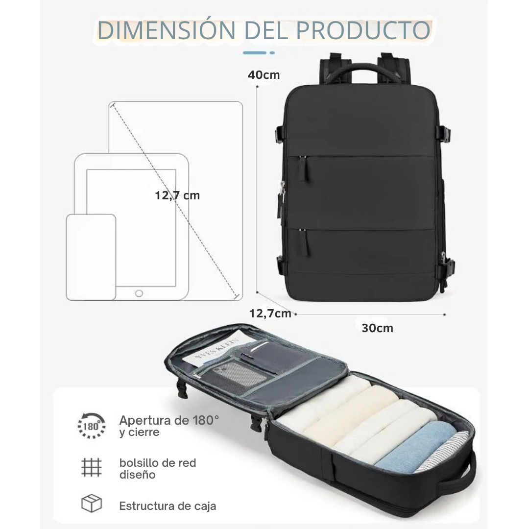 Mochila Viajera® Aprobada por Aerolineas