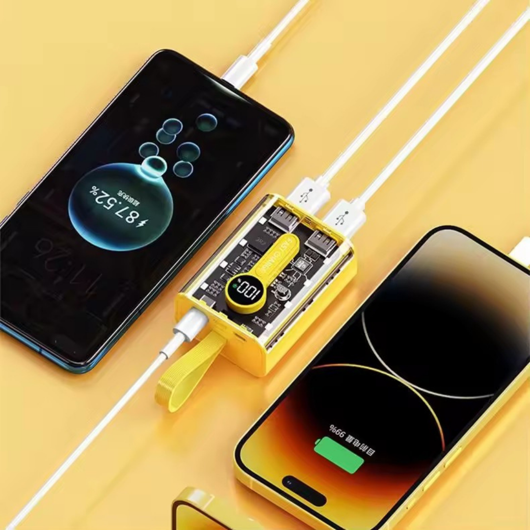 Cargador portátil 10.000 MAH con linterna
