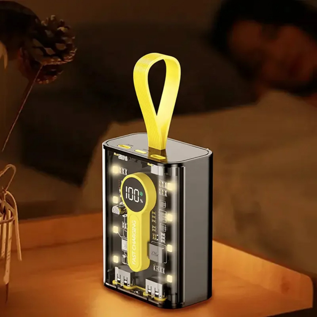 Cargador portátil 10.000 MAH con linterna