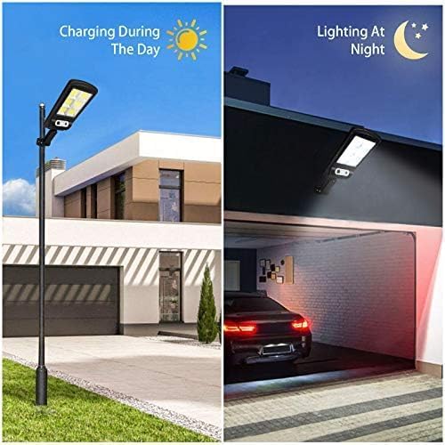 Reflector Solar Led de Exterior Con Sensor De Movimiento + Control Remoto.