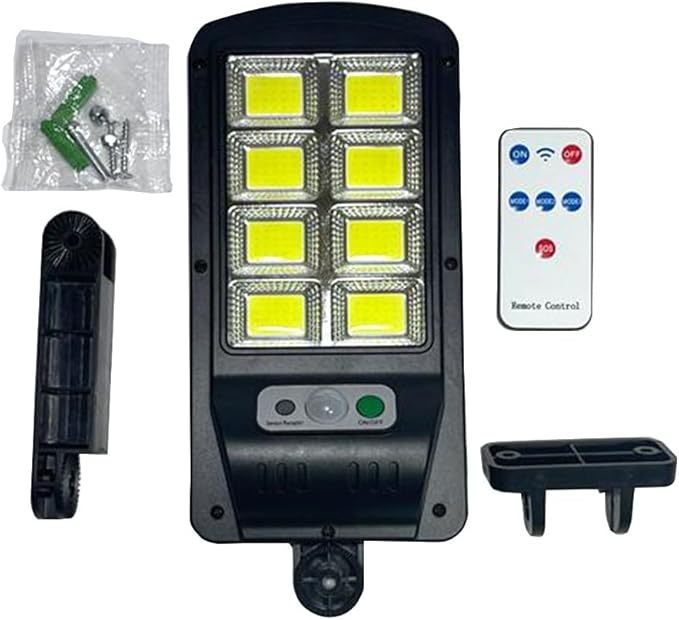 Reflector Solar Led de Exterior Con Sensor De Movimiento + Control Remoto.