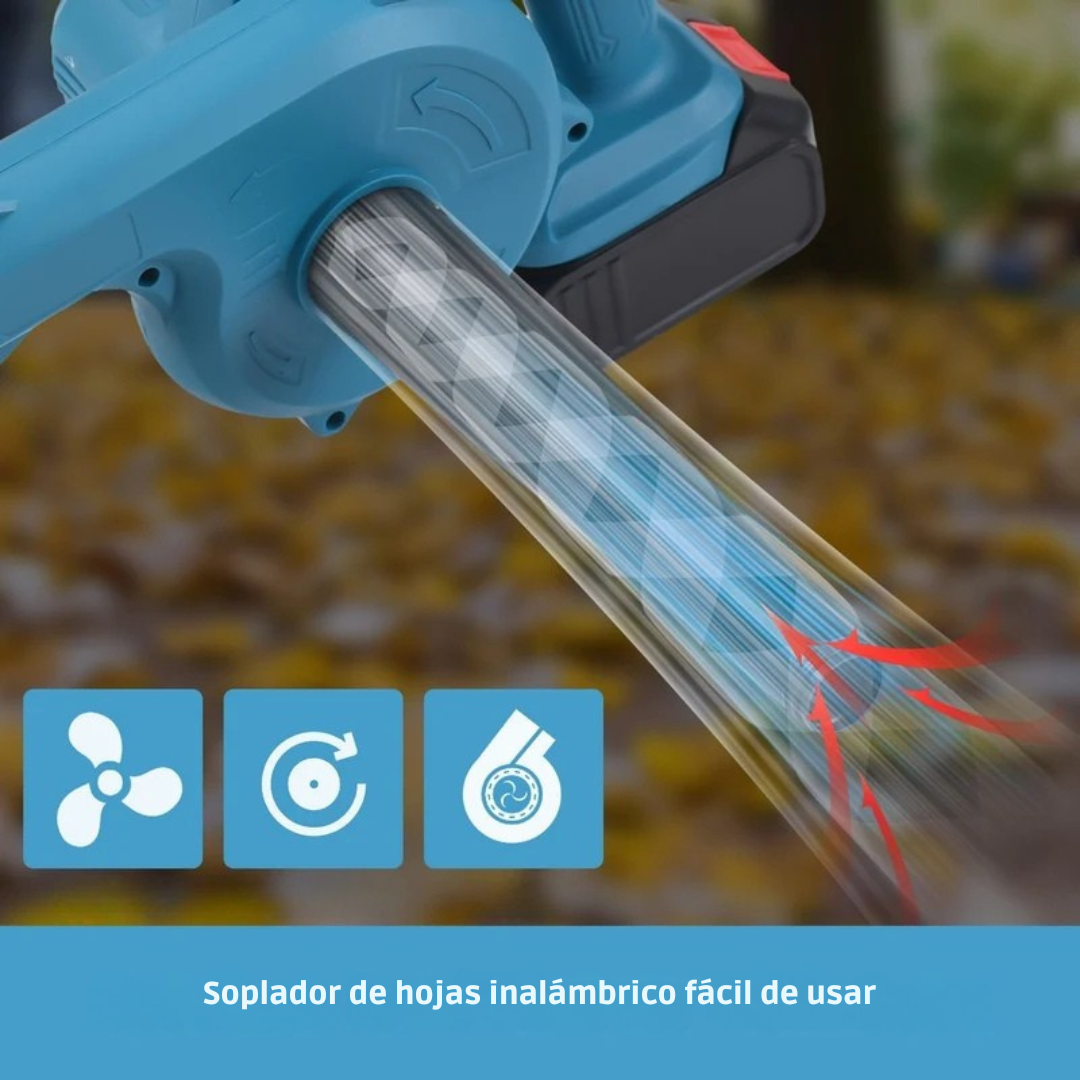 Soplador-Aspirador Recargable 21V
