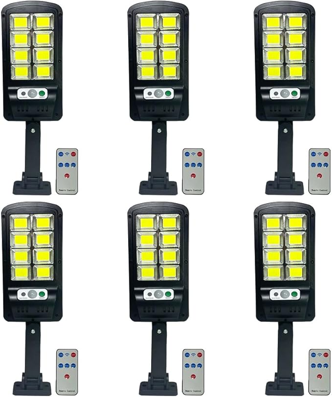 Reflector Solar Led de Exterior Con Sensor De Movimiento + Control Remoto. Jt400