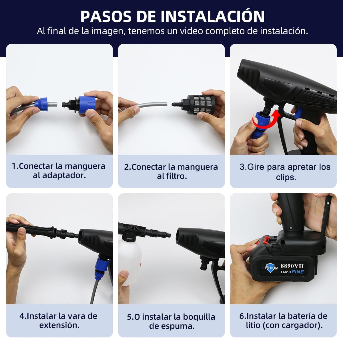 HidroJet Hidrolavadora Portátil de Alta Presión
