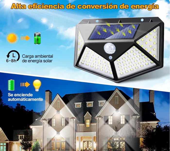 Reflector SOLAR® Premium. Con sensor de movimiento.