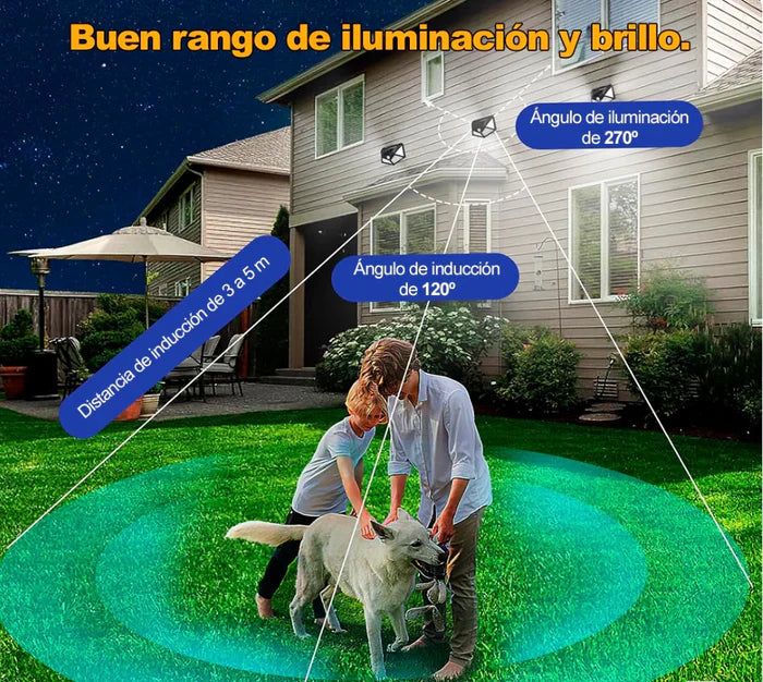Reflector SOLAR® Premium. Con sensor de movimiento.