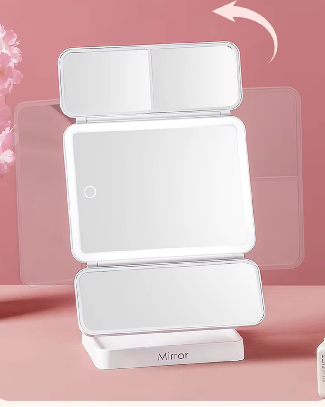 Espejo LED Trifold - ¡Tu Belleza en Detalle!