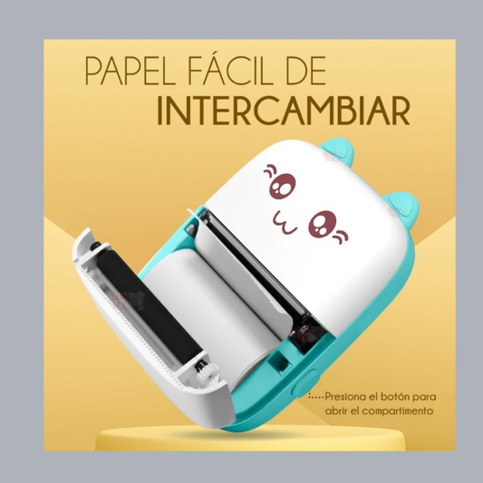 Mini impresora mágica con tinta infinita 🖨️ INCLUYE ROLLO DE PAPEL🤩