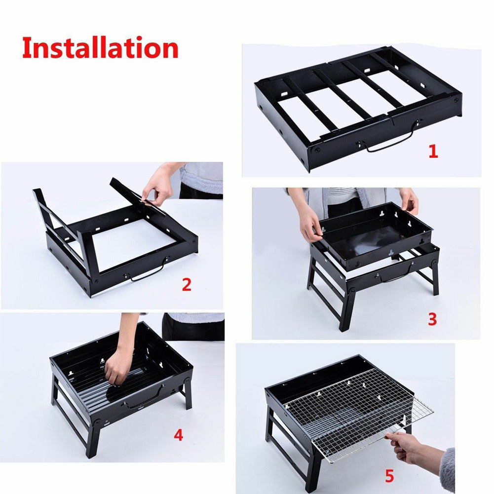 Parrilla Plegable Acero Inoxidable - Easy Grill