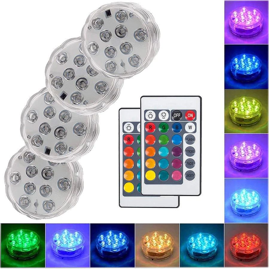 HidroLed™ Luz RGB Sumergible Inalámbrica