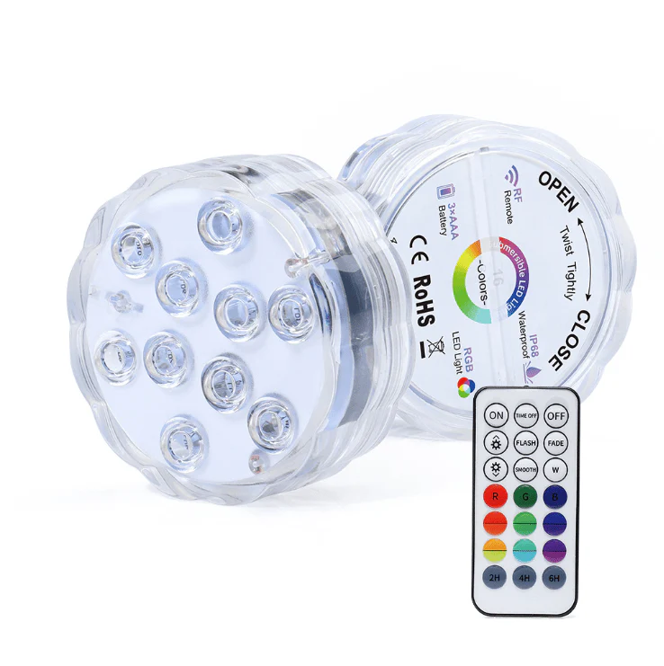 HidroLed™ Luz RGB Sumergible Inalámbrica