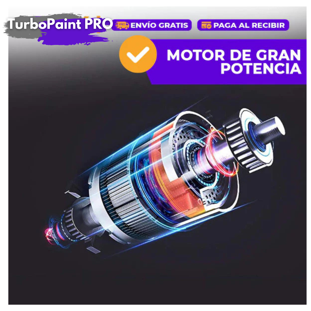 TurboPaint PRO- Pulverizador de pintura portátil SATE A-TK887