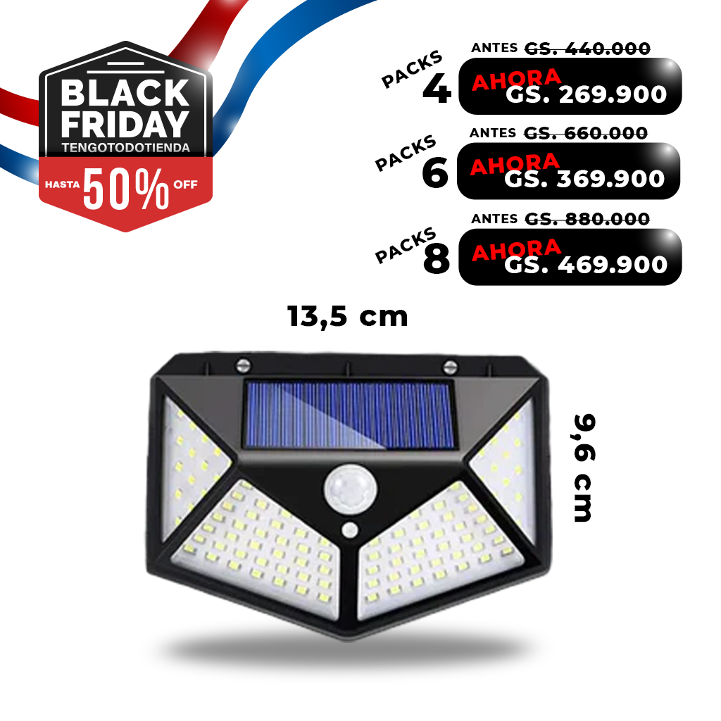 Reflector SOLAR® Premium LED. Con sensor de movimiento JT90