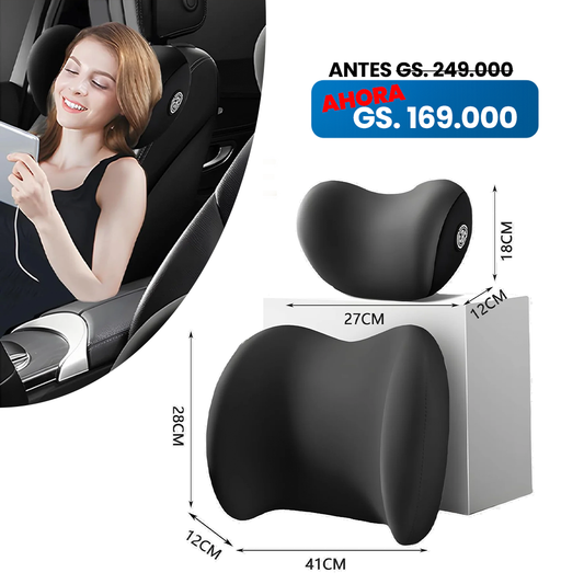 Set Ergonomico Cervical y Lumbar (Memory Foam)