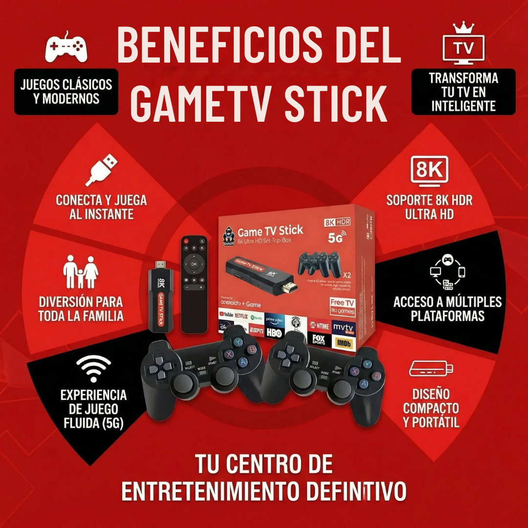 Smart Tv Game Stick 2 en 1