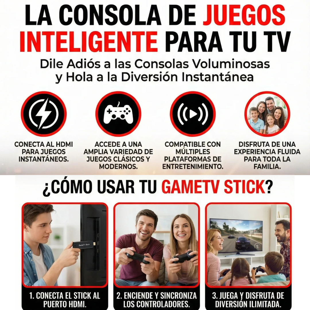 Smart Tv Game Stick 2 en 1