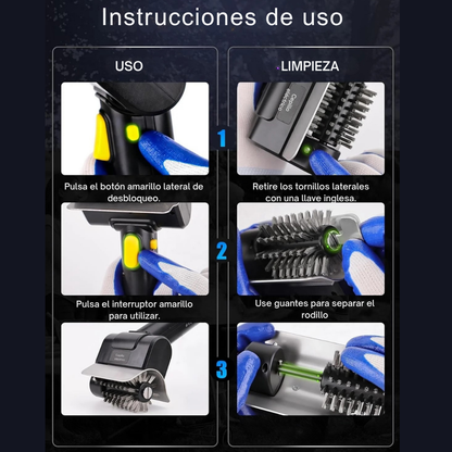 Limpia Parrilla eléctrica portátil