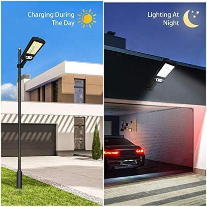 Reflector Solar Led de Exterior Con Sensor De Movimiento + Control Remoto.