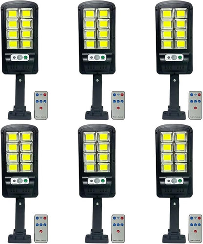 Reflector Solar Led de Exterior Con Sensor De Movimiento + Control Remoto.