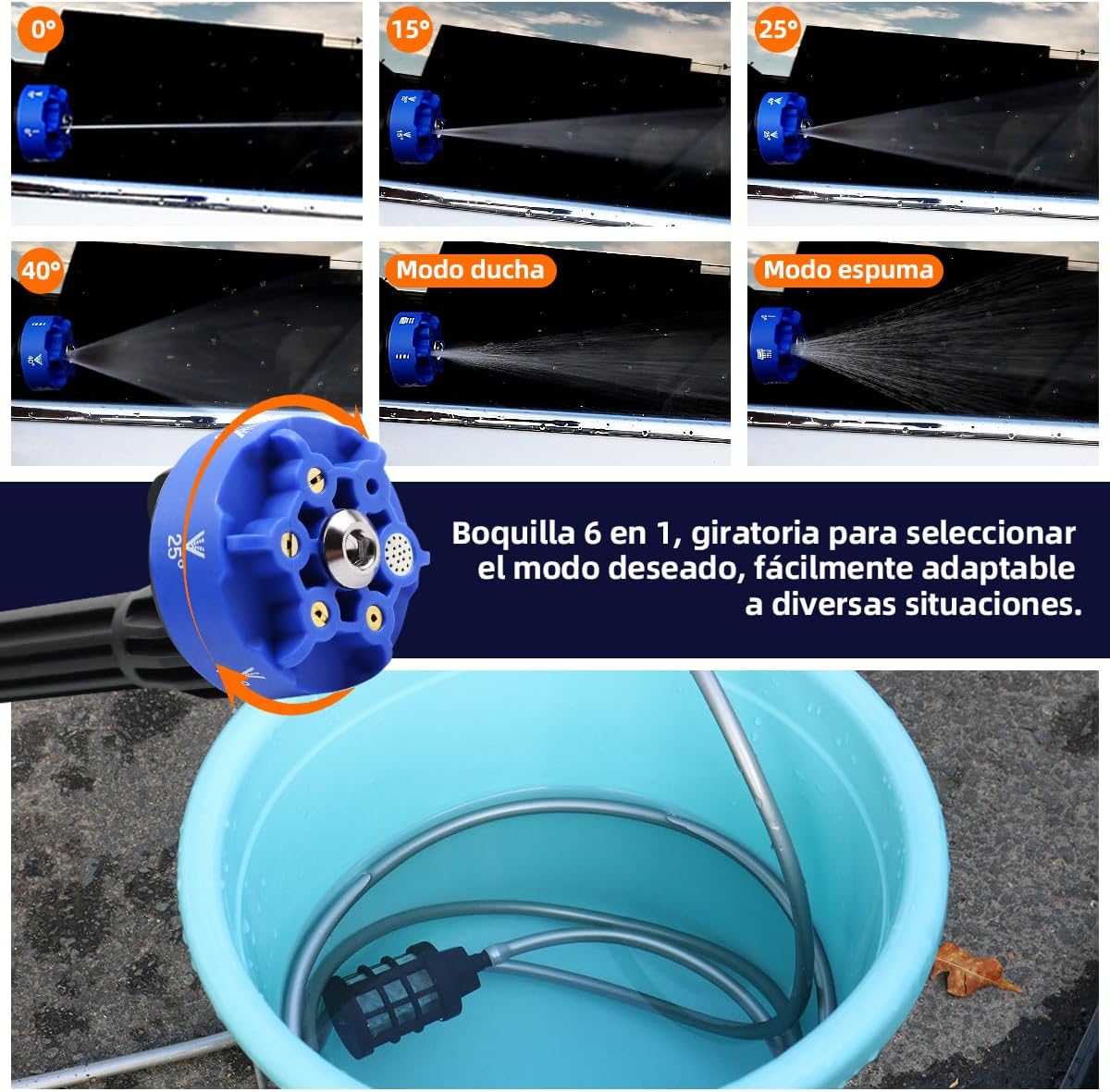 HidroJet  Hidrolavadora Portátil de Alta Presión