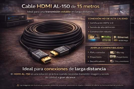 Cable HDMI AL-150 15M