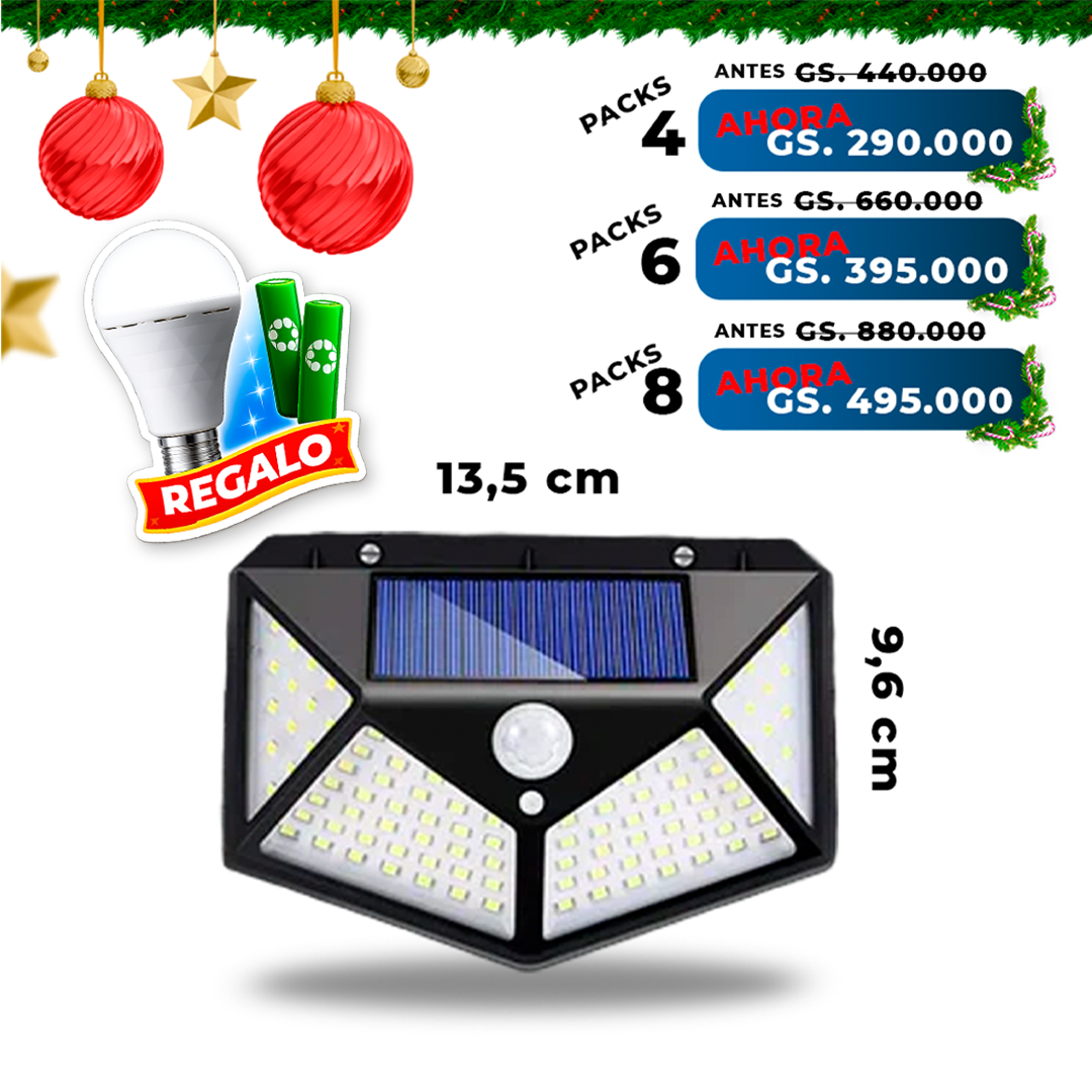 Reflector SOLAR® Premium. Con sensor de movimiento. Jt100