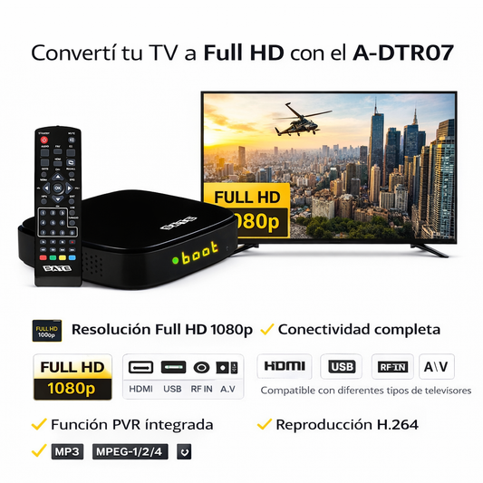Conversor TV Digital A-DTR07