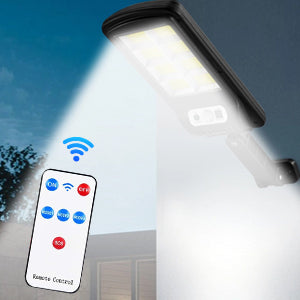 Reflector Solar Led de Exterior Con Sensor De Movimiento + Control Remoto. Jt400