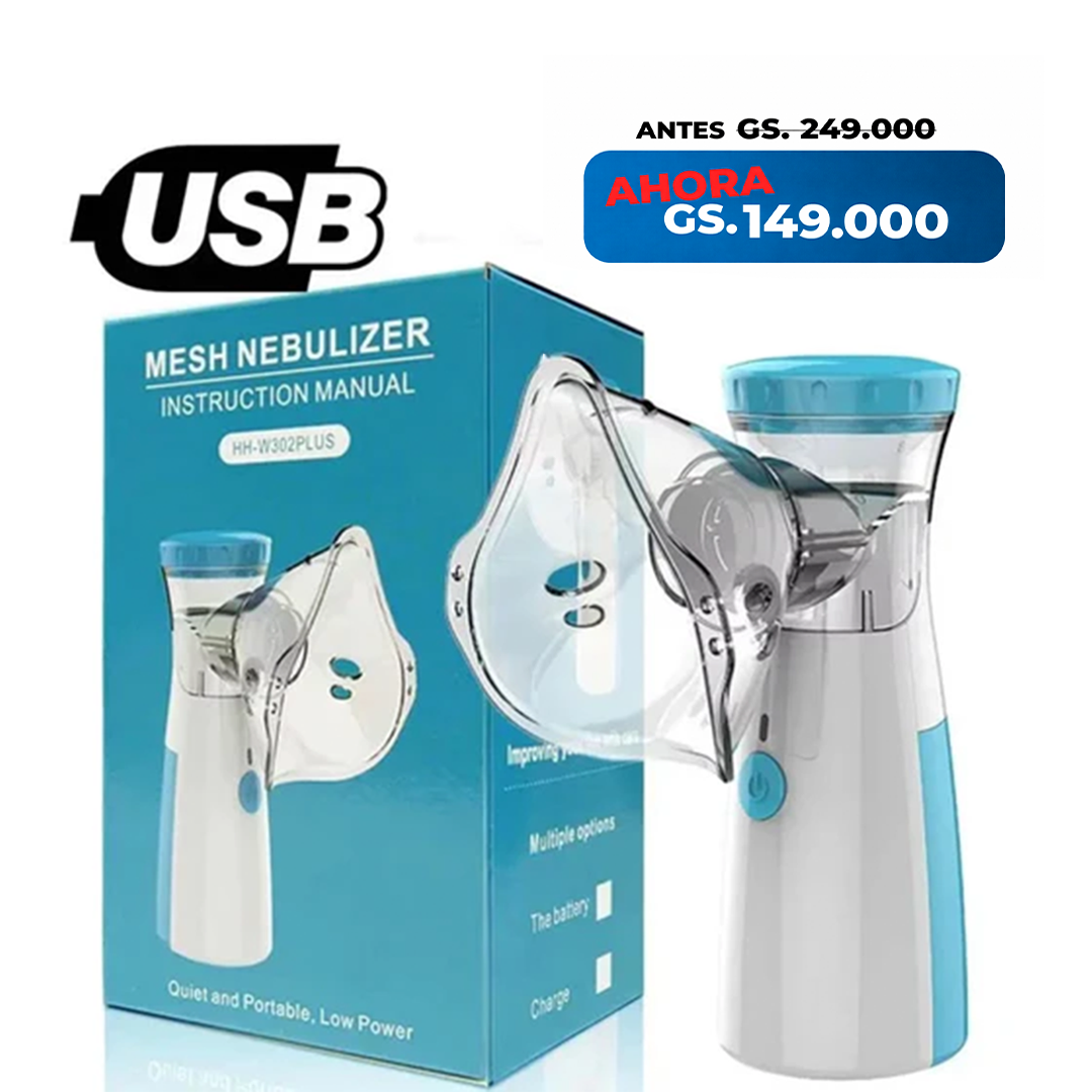 RespiKids™ Nebulizador Portátil Ultrasónico Niños y adultos