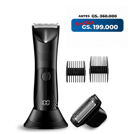 ZeroCorte Pro- Rasuradora Corporal 2 en 1.