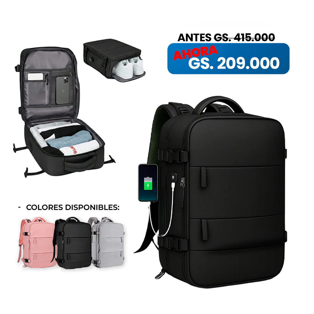 Mochila Viajera® Aprobada por Aerolineas