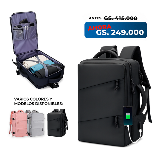 Mochila Viajera® Aprobada por Aerolineas