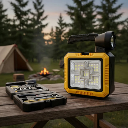 SolarBox Pro - Linterna Solar De emergencia con Herramientas.