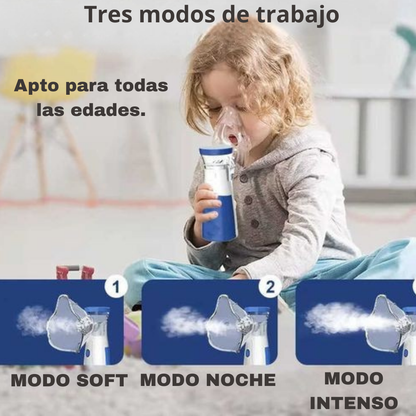 RespiKids™ Nebulizador Portátil Ultrasónico Niños y adultos