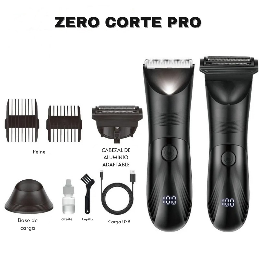 ZeroCorte Pro- Rasuradora Corporal 2 en 1.