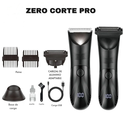 ZeroCorte Pro- Rasuradora Corporal 2 en 1.