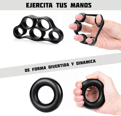 ‼️SUPER ANTEGRIP™ Pro Kit 5 EN 1 ‼️| Ejercitador de ante brazos muñecas y dedos