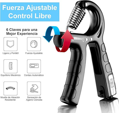 ‼️SUPER ANTEGRIP™ Pro Kit 5 EN 1 ‼️| Ejercitador de ante brazos muñecas y dedos