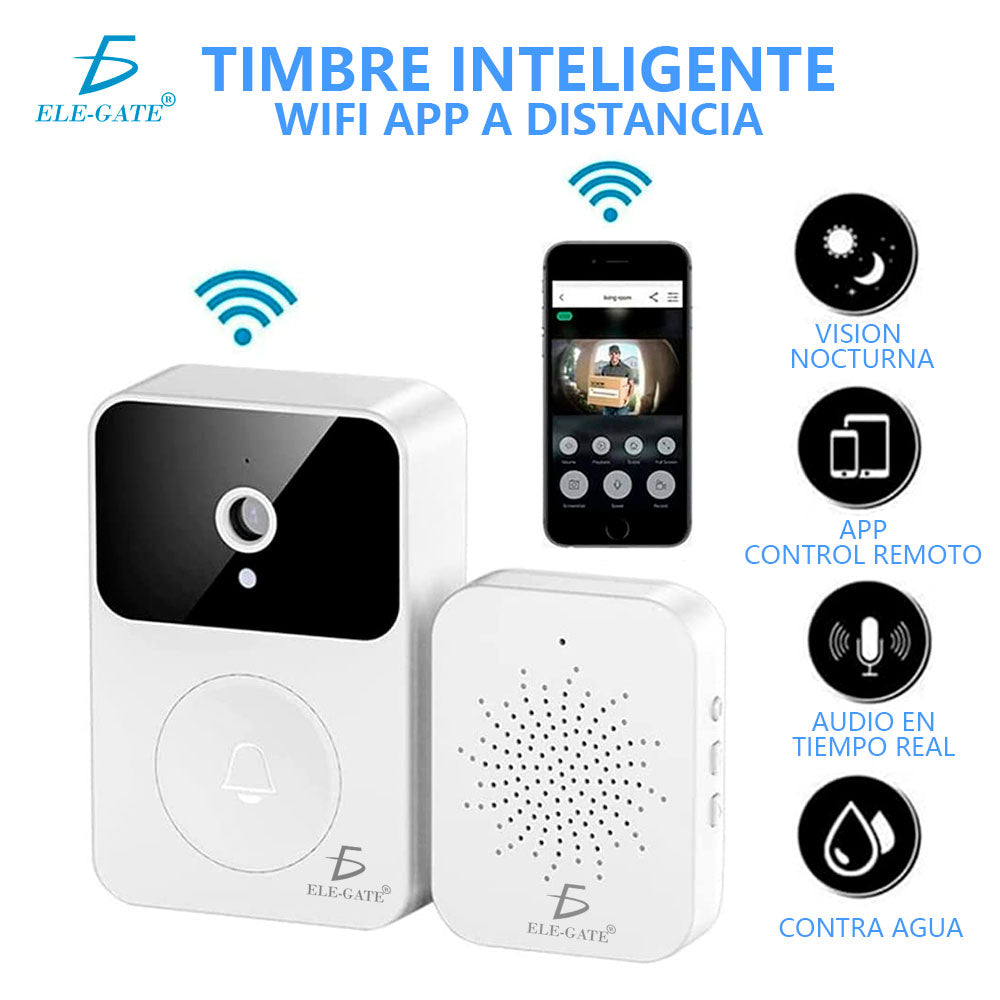 TIMBRE SMART CON CÁMARA WIFI Y APP