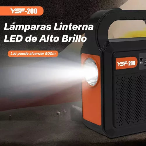 ⚡️KIT DE EMERGENCIA3 EN 1⚡️BANCO DE ENERGÍA-LINTERNA-RADIO-PANEL SOLAR