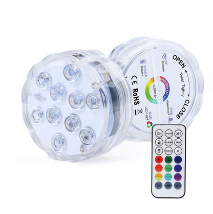 HidroLed™ Luz RGB Sumergible Inalámbrica