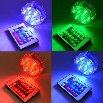 HidroLed™ Luz RGB Sumergible Inalámbrica