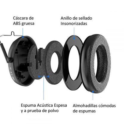 Audífono Silenciador de Sonido Para Tiro Deportivo AE-740